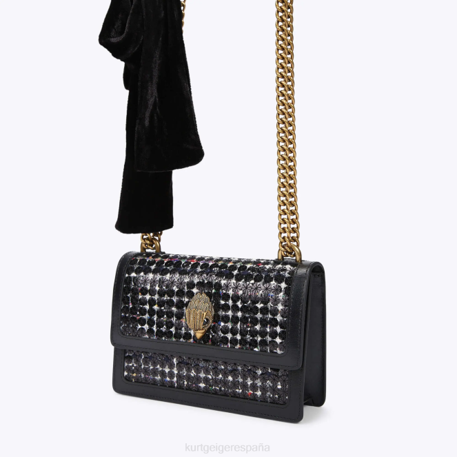 Kurt Geiger mujer bandolera pequeña london shoreditch 2LPR140 | bolsas negro